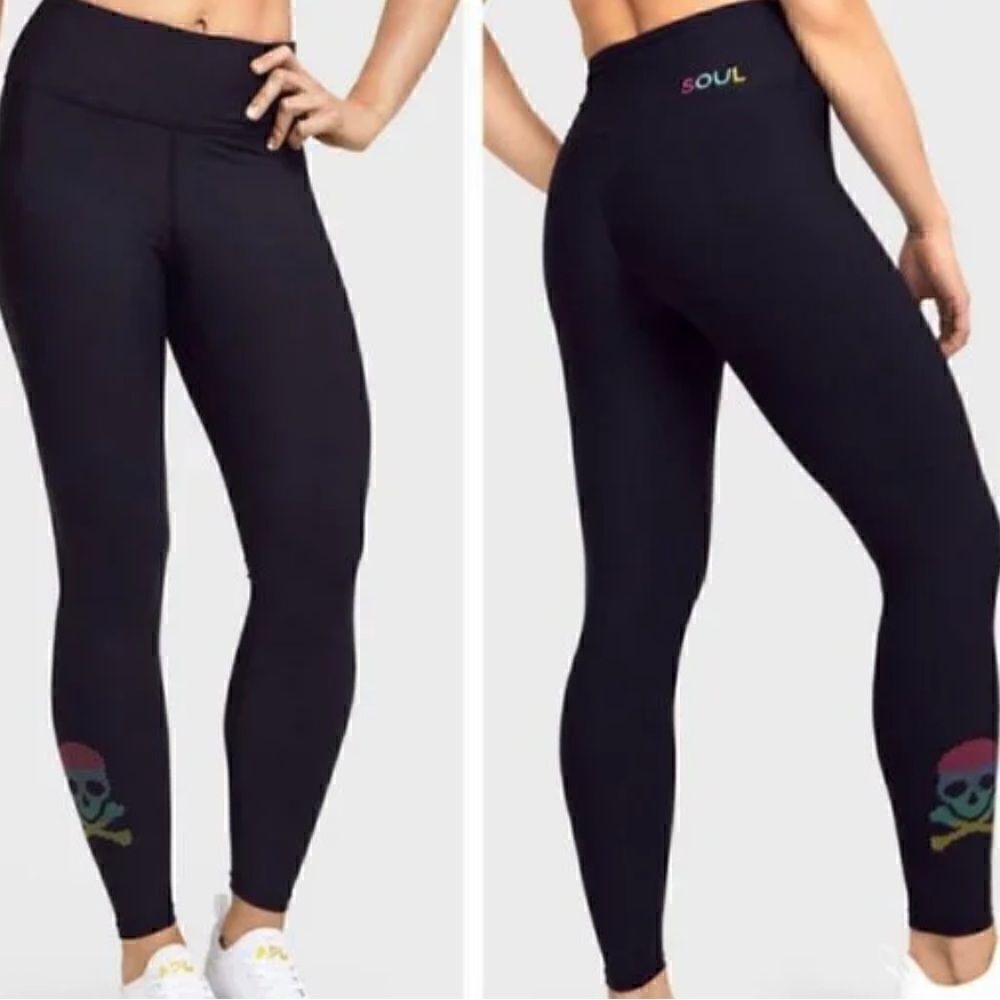 Soul by Soulcycle Pride Silicone Skull Leggings